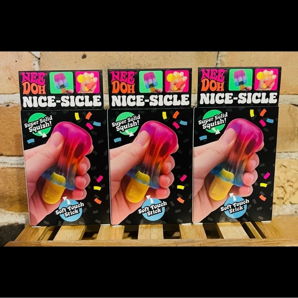 NeeDoh Nice-Sicle Squish Toy 3 Pack |Brand New Release! - Picture 2 of 2
